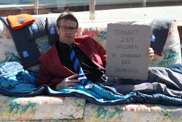 CEOs brave the cold for annual Sleepout