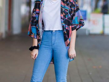 Playful ’90s babe