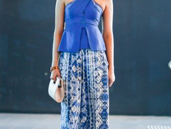 A VISION IN COBALT BLUE