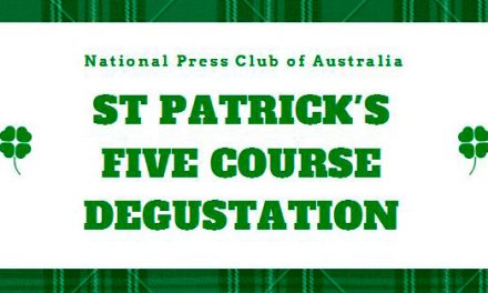 St Patrick’s Five Course Degustation
