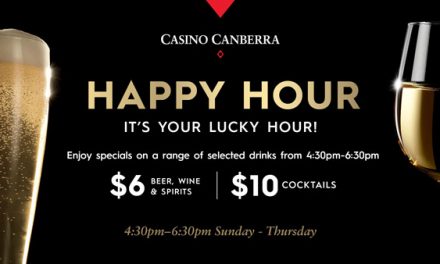 Take a Break with Happy Hour at Casino Canberra