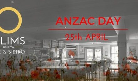 ANZAC DAY at Olims Bar & Bistro