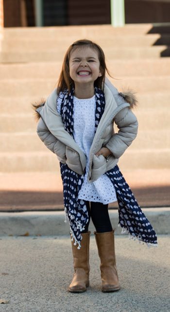 A fashionista at four!