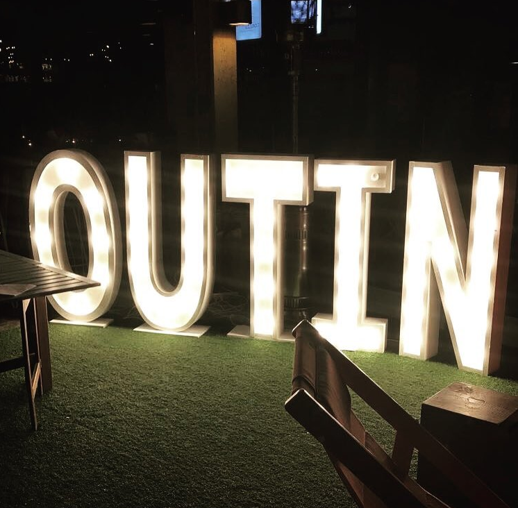 OutIn sign