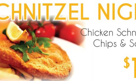 $14 Schnitzel Night at The Lakes