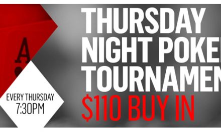 Thursday Night Poker Tournament at Casino Canberra