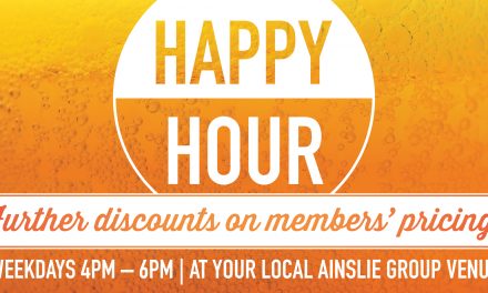Happy Hour at Ainslie Football Club