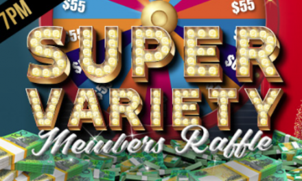 Super Variety Members’ Raffle at Ainslie Football Club