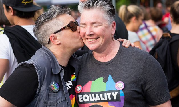 One year after yes vote, Canberra gathers to celebrate equality.