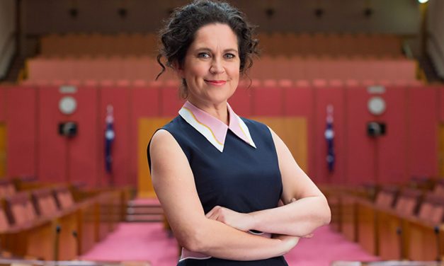 Annabel Crabb launching book on 2003 bushfires