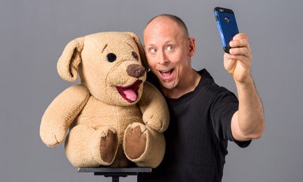 David Strassman with Ted E Bear