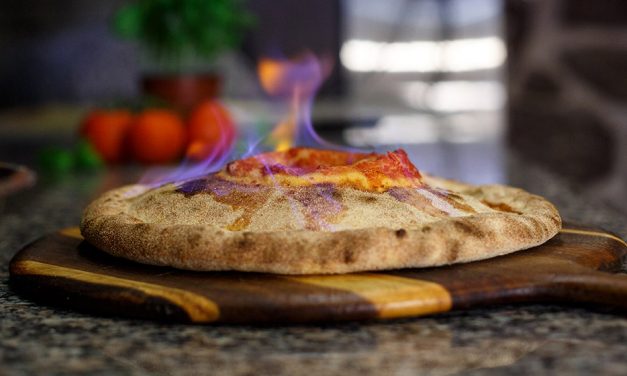 Volcano pizza erupts in Canberra!
