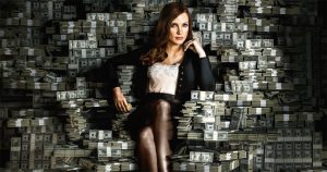 Jessica Chastain in Molly's Game