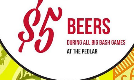 The Pedlar $5 beer for Big Bash