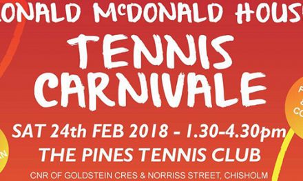 Pines Tennis Club rally to raise funds for charity