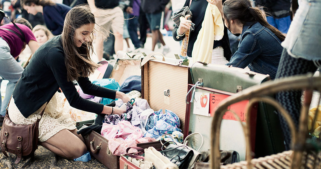 Arty bargains at NewActon rummage