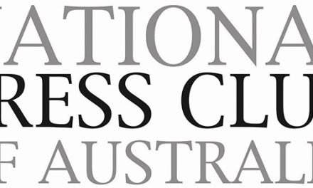 Deak Harp at The National press Club of Australia