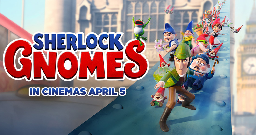 WIN a double pass to the hilarious family Film: Sherlock Gnomes