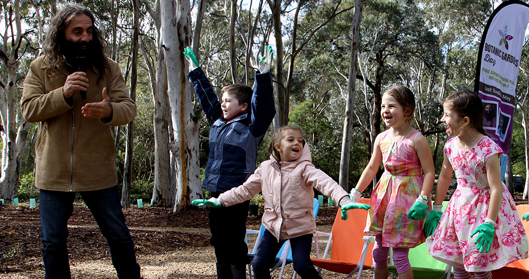 Costa Georgiadis opens new garden in Canberra