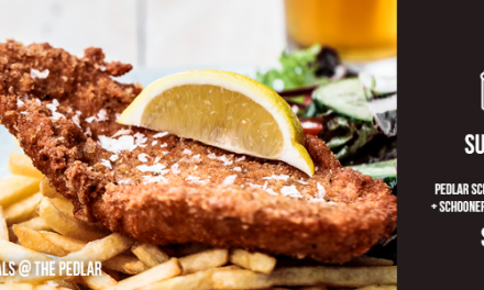 Schnitty and Beer special at The Pedlar