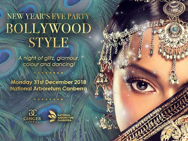 New Year's Eve Party Bollywood Style with Ginger Catering at the Arboretum