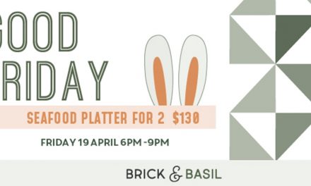 Good Friday seafood platter at Brick & Basil
