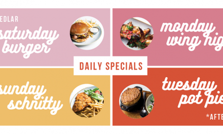 The Pedlar Daily Specials
