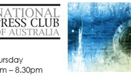 Easy listenings in the lounge at the National Press Club