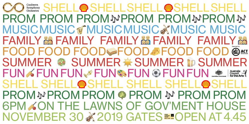CANBERRA SYMPHONY ORCHESTRA SHELL PROM PICNIC CONCERT