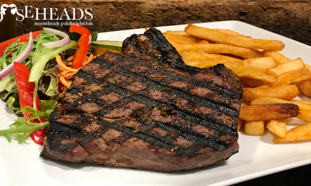 Steak Day Wednesday at Mooseheads Pub