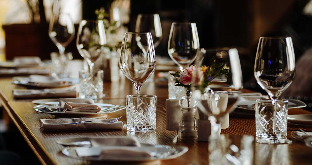 Table of 10 – venues open for private dining