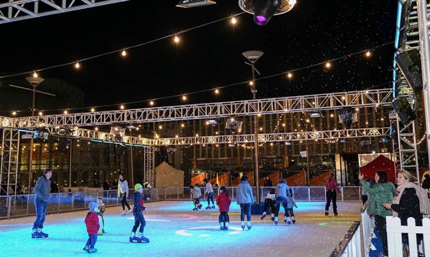 Frosty fun at Wintervention ice-skating rink