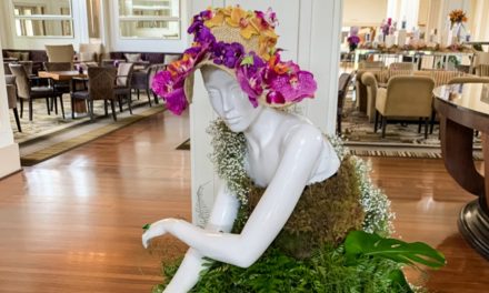 Hyatt Hotel Hosts Locally Made Floral Gown Displays for Spring