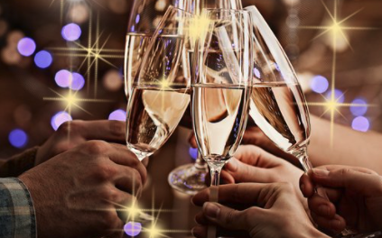 First Edition New Year’s Champagne & Cheese