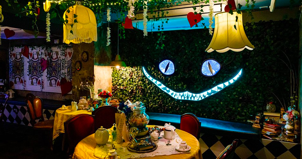 Play Alice at a wonderfully mad tipsy tea experience this winter