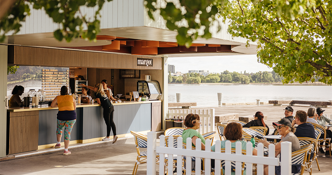 Parisian-style bar Margot brings French wine and cheese to the shores of Lake Burley Griffin