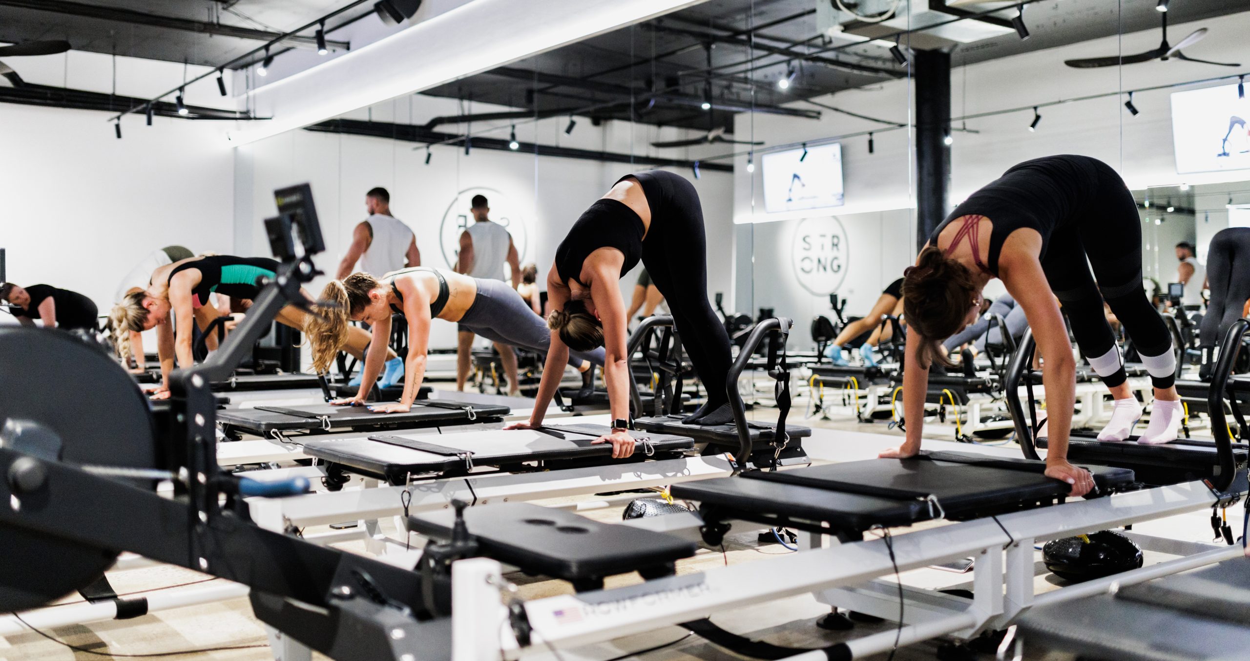 Reformer meets rowing, have you seen the new lowimpact Pilates and cardio mixed studio in