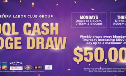 Labor Club Cool Cash Badge Draw